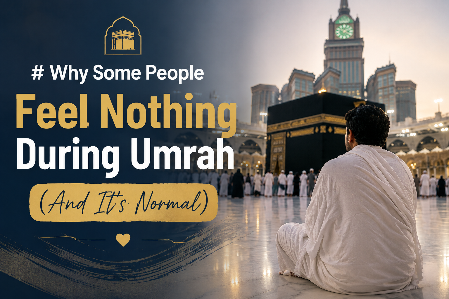 Pilgrims performing Umrah in Masjid al-Haram in Makkah during Tawaf, reflecting a calm spiritual experience